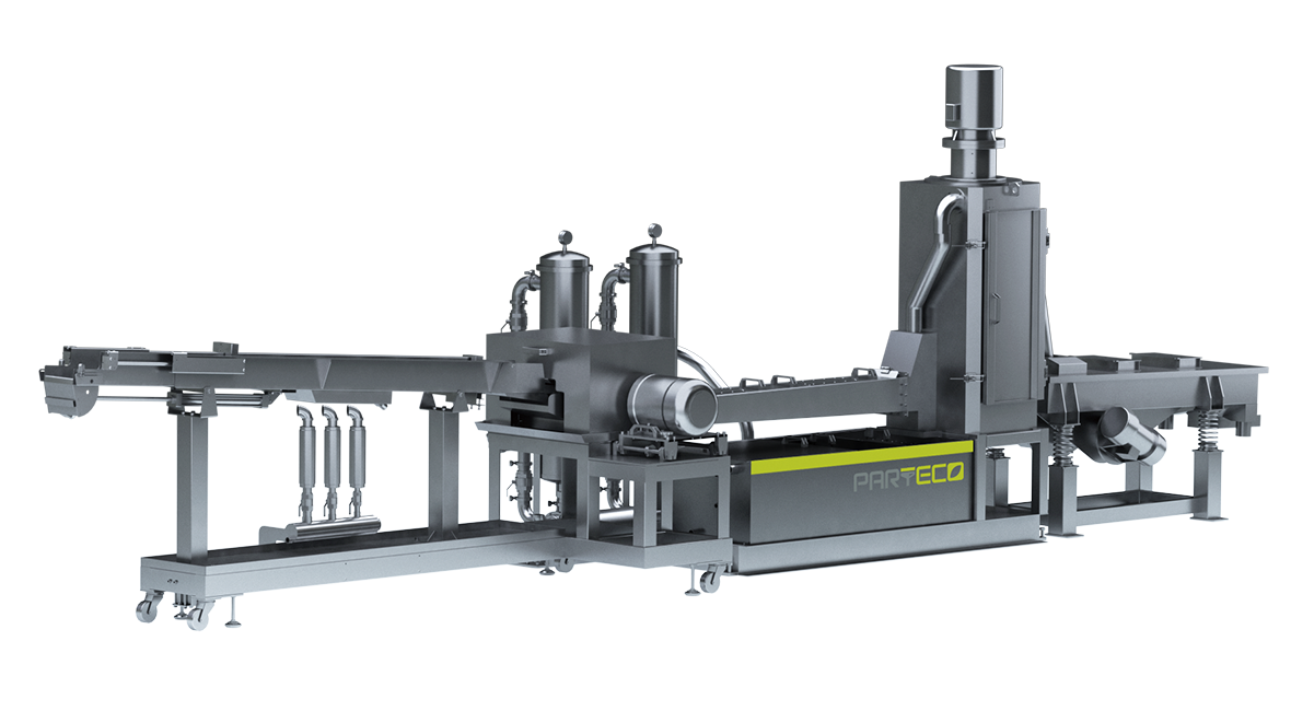 Flow Channel of Plastic Strand Pelletizing System